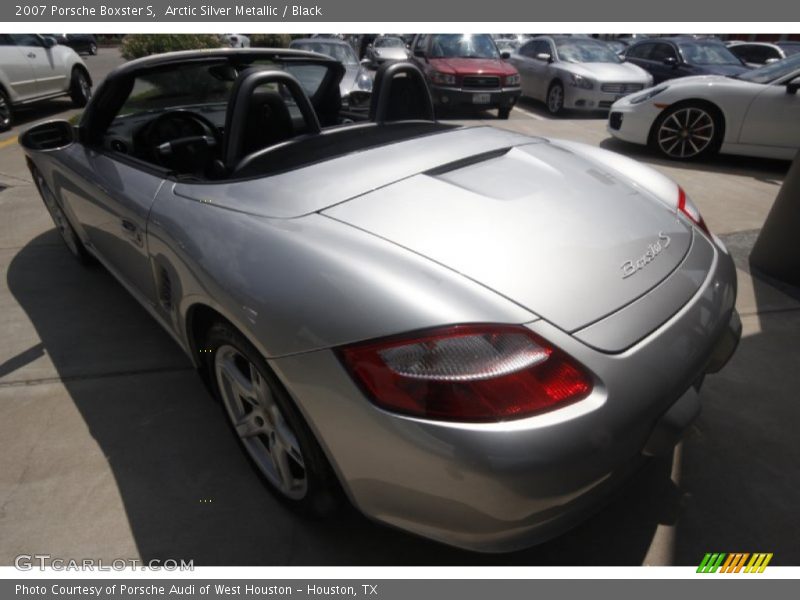 Arctic Silver Metallic / Black 2007 Porsche Boxster S