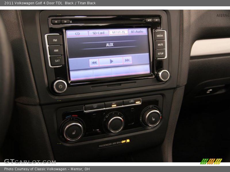 Controls of 2011 Golf 4 Door TDI