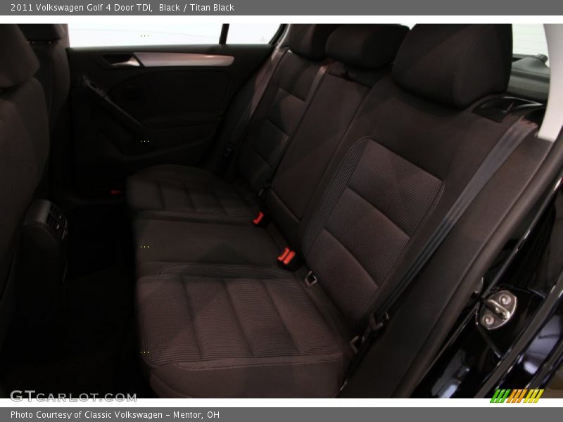 Black / Titan Black 2011 Volkswagen Golf 4 Door TDI