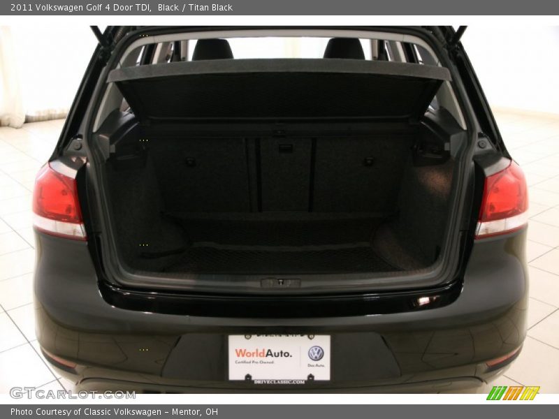 Black / Titan Black 2011 Volkswagen Golf 4 Door TDI