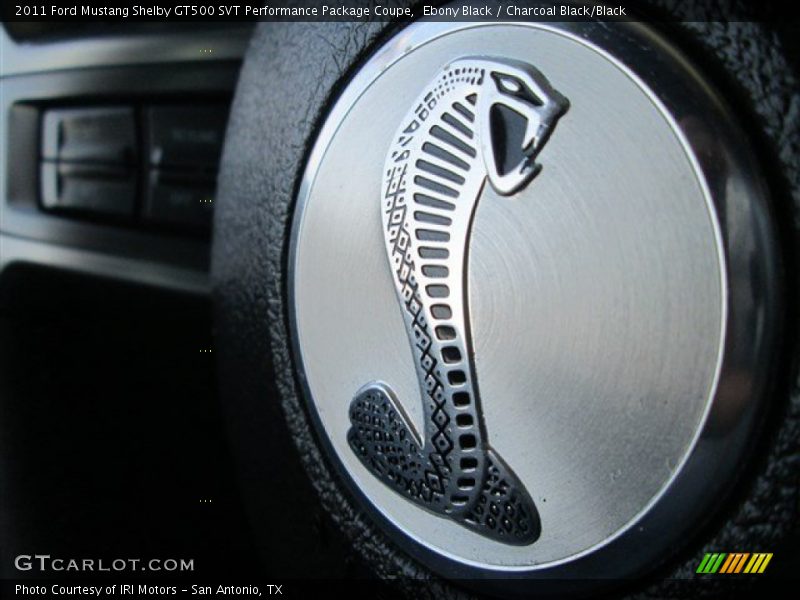 Ebony Black / Charcoal Black/Black 2011 Ford Mustang Shelby GT500 SVT Performance Package Coupe