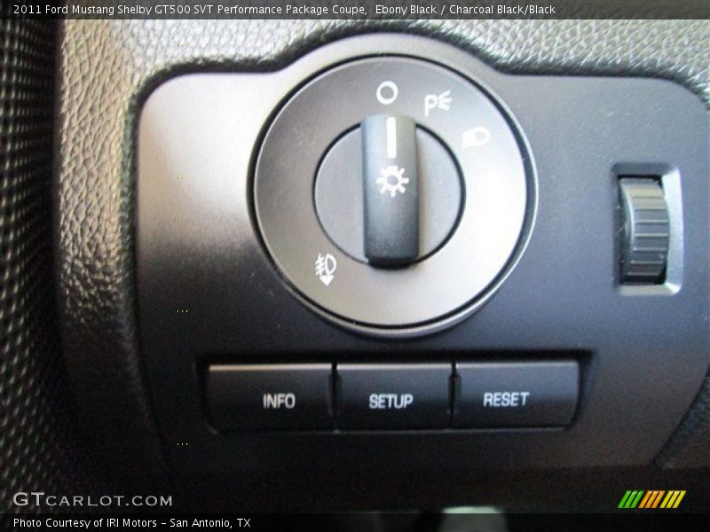 Ebony Black / Charcoal Black/Black 2011 Ford Mustang Shelby GT500 SVT Performance Package Coupe