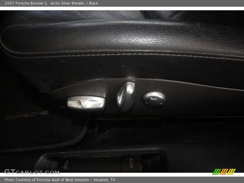 Arctic Silver Metallic / Black 2007 Porsche Boxster S