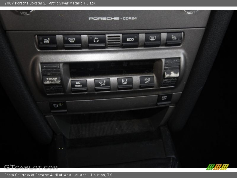 Arctic Silver Metallic / Black 2007 Porsche Boxster S
