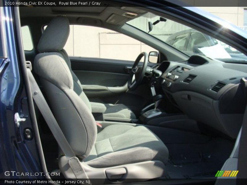 Royal Blue Pearl / Gray 2010 Honda Civic EX Coupe