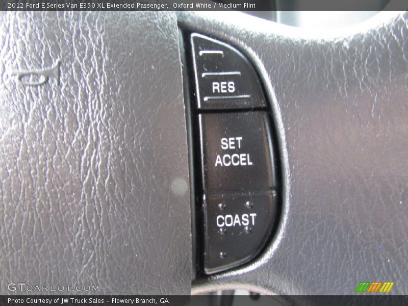 Oxford White / Medium Flint 2012 Ford E Series Van E350 XL Extended Passenger