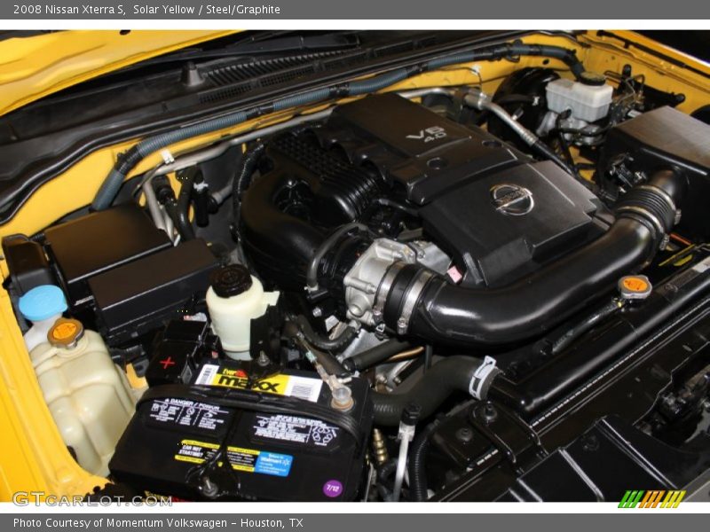 Solar Yellow / Steel/Graphite 2008 Nissan Xterra S