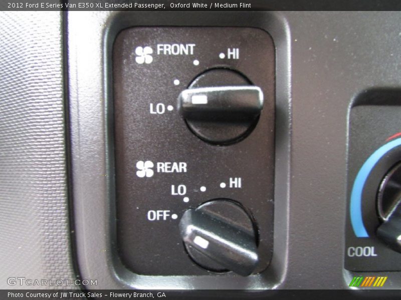 Oxford White / Medium Flint 2012 Ford E Series Van E350 XL Extended Passenger