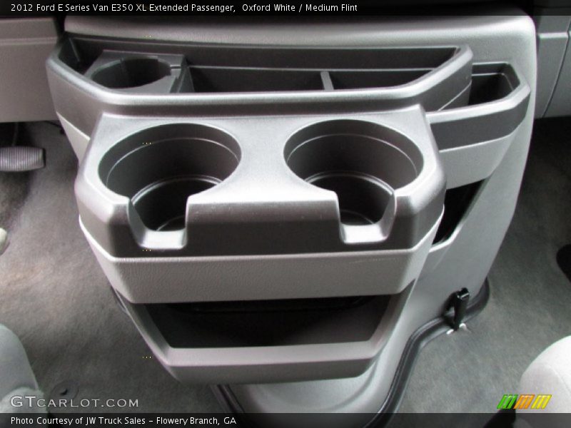 Oxford White / Medium Flint 2012 Ford E Series Van E350 XL Extended Passenger