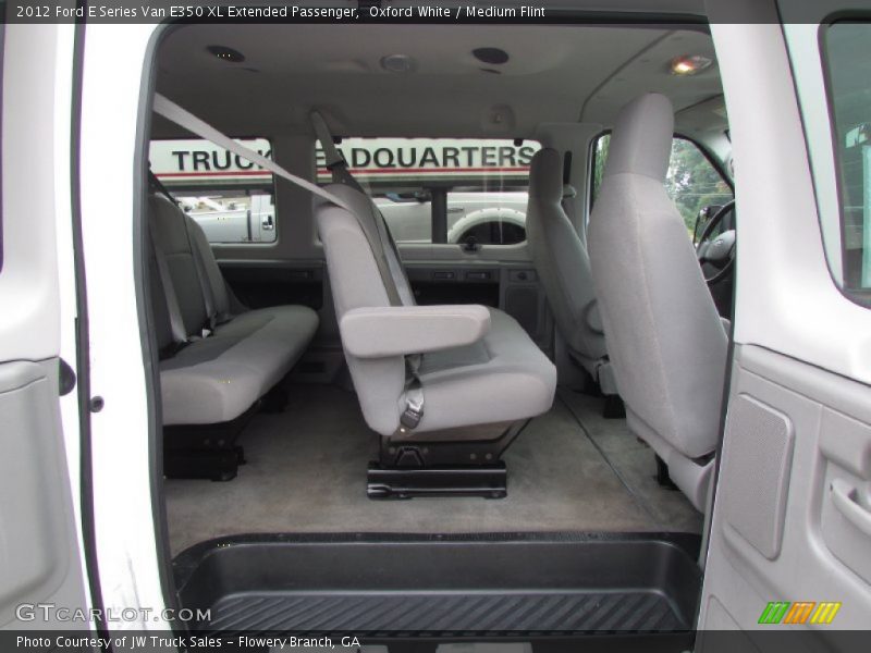 Oxford White / Medium Flint 2012 Ford E Series Van E350 XL Extended Passenger