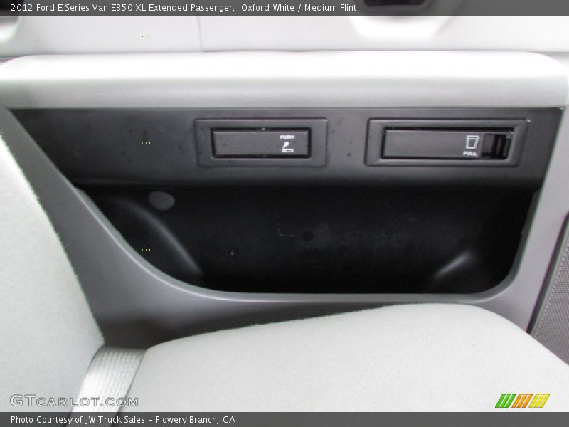 Oxford White / Medium Flint 2012 Ford E Series Van E350 XL Extended Passenger