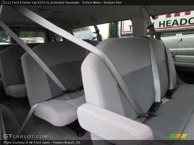 Oxford White / Medium Flint 2012 Ford E Series Van E350 XL Extended Passenger