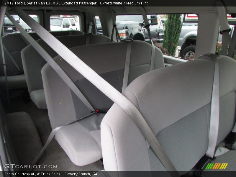 Oxford White / Medium Flint 2012 Ford E Series Van E350 XL Extended Passenger