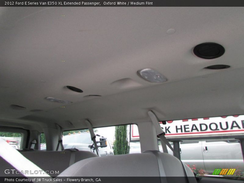Oxford White / Medium Flint 2012 Ford E Series Van E350 XL Extended Passenger