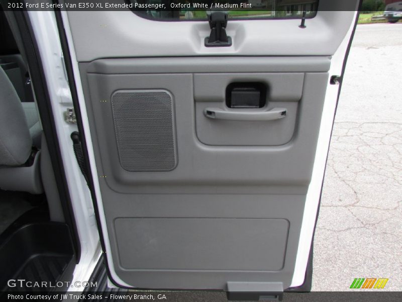 Oxford White / Medium Flint 2012 Ford E Series Van E350 XL Extended Passenger