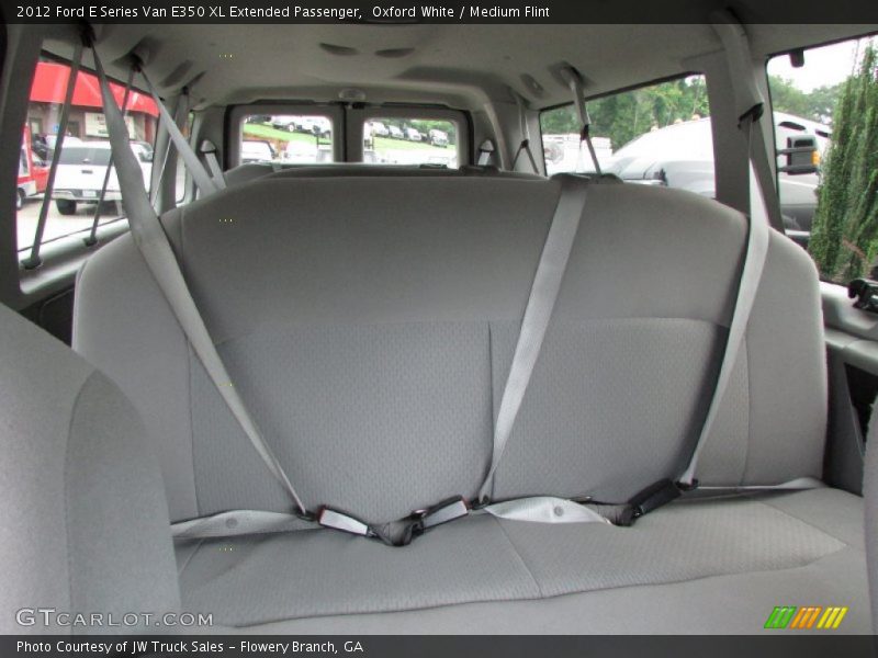 Oxford White / Medium Flint 2012 Ford E Series Van E350 XL Extended Passenger