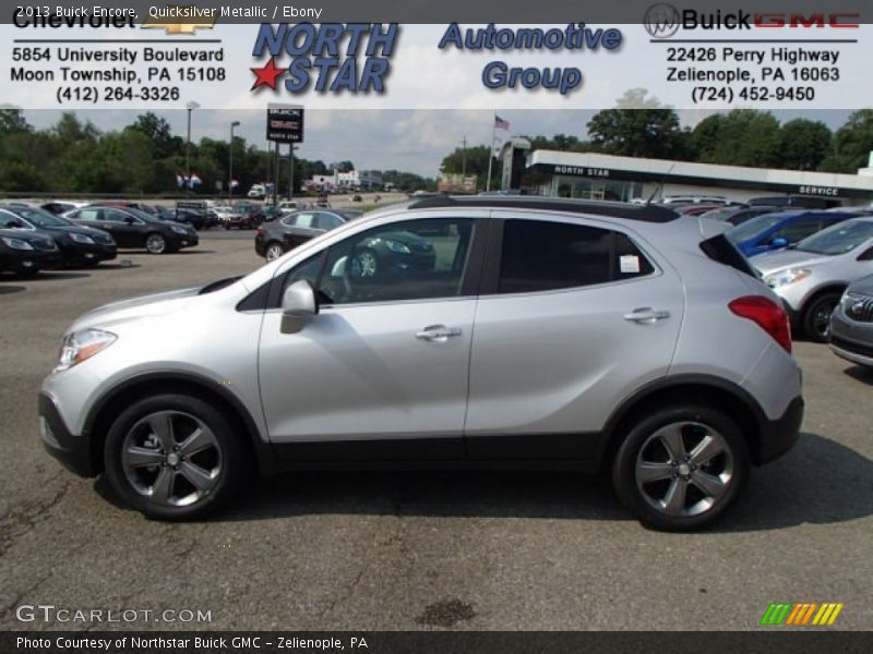 Quicksilver Metallic / Ebony 2013 Buick Encore