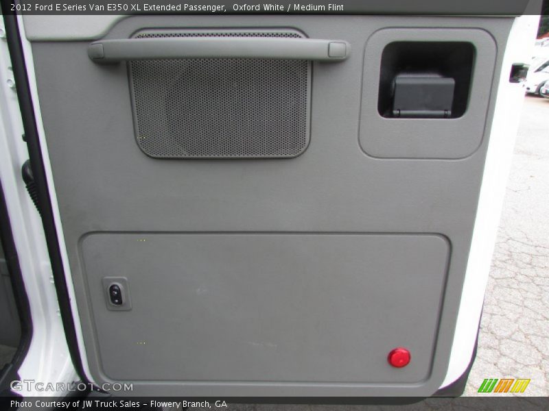 Oxford White / Medium Flint 2012 Ford E Series Van E350 XL Extended Passenger