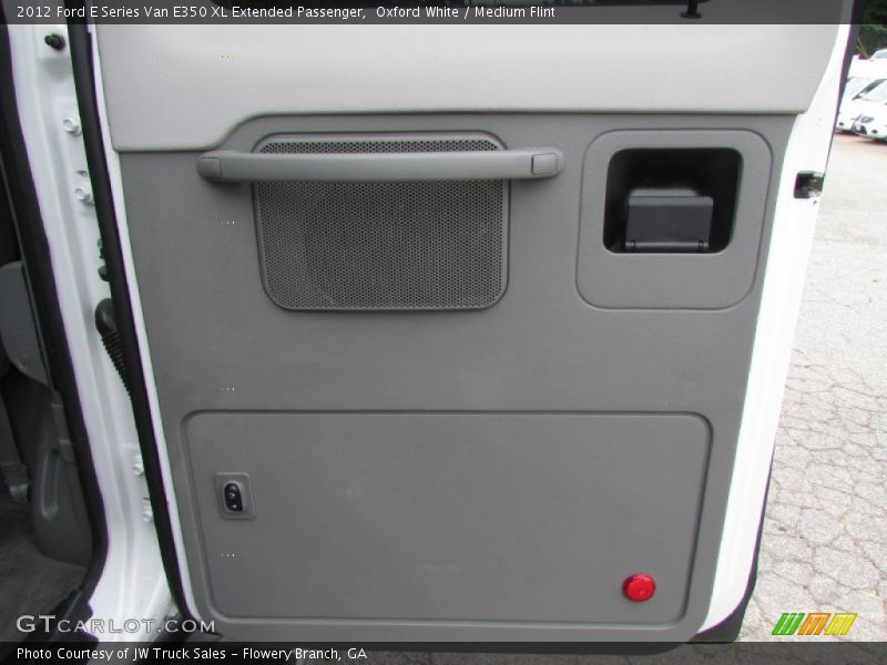 Oxford White / Medium Flint 2012 Ford E Series Van E350 XL Extended Passenger