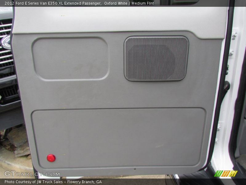 Oxford White / Medium Flint 2012 Ford E Series Van E350 XL Extended Passenger
