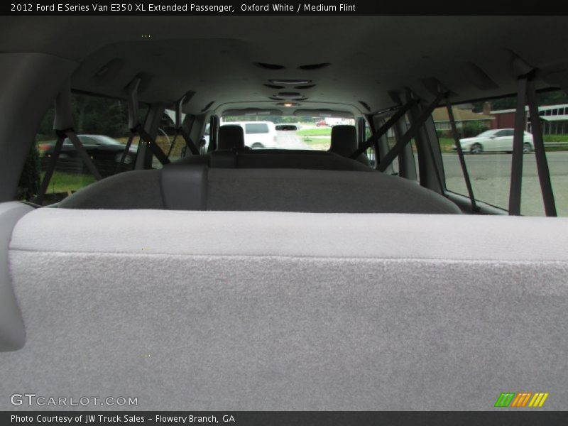 Oxford White / Medium Flint 2012 Ford E Series Van E350 XL Extended Passenger