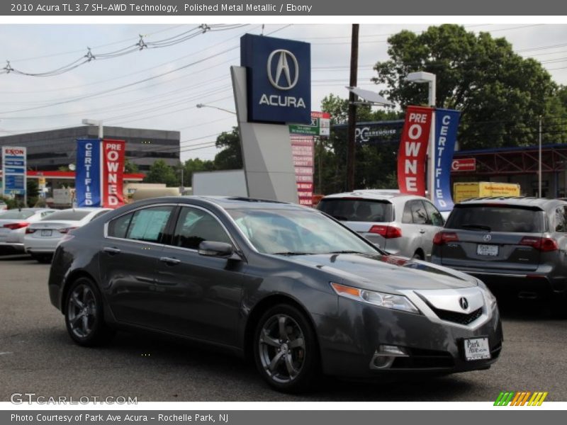 Polished Metal Metallic / Ebony 2010 Acura TL 3.7 SH-AWD Technology