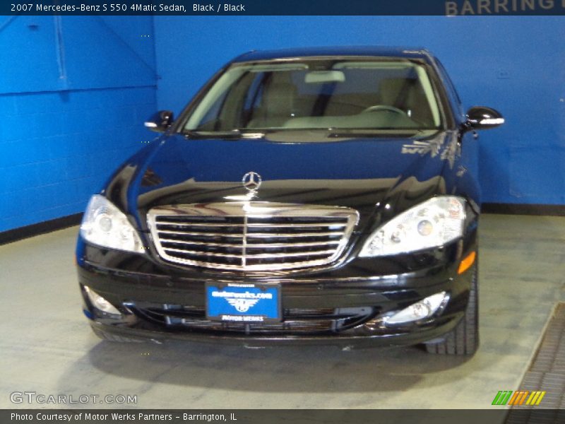 Black / Black 2007 Mercedes-Benz S 550 4Matic Sedan