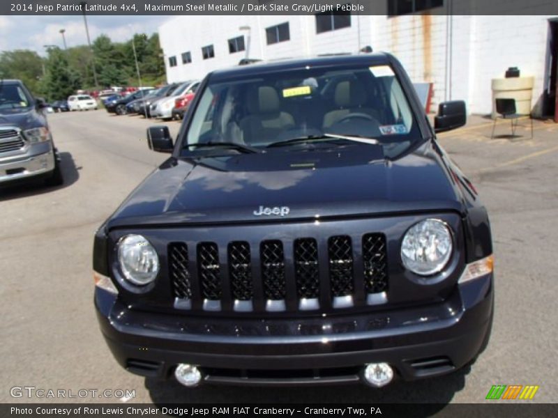 Maximum Steel Metallic / Dark Slate Gray/Light Pebble 2014 Jeep Patriot Latitude 4x4