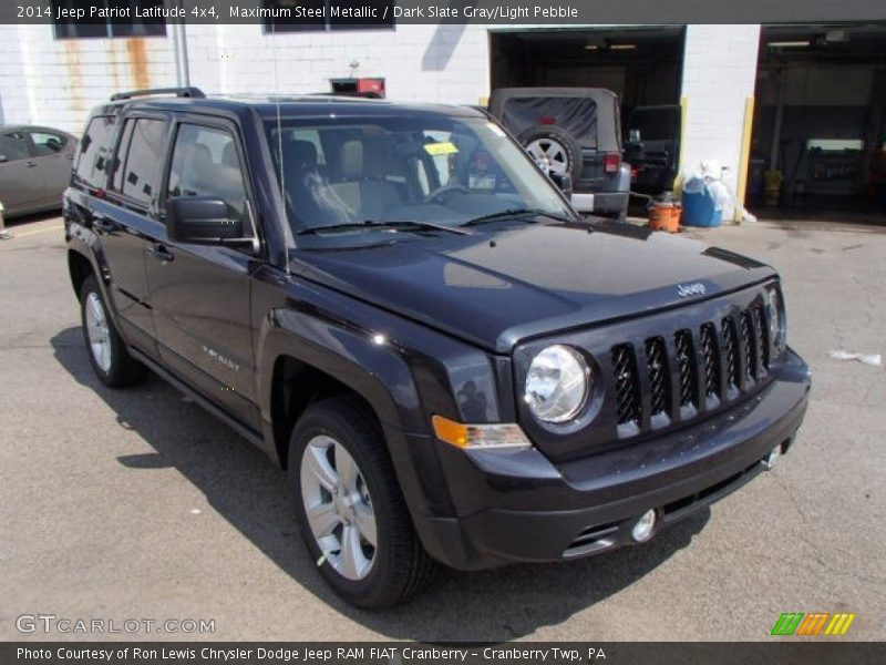 Maximum Steel Metallic / Dark Slate Gray/Light Pebble 2014 Jeep Patriot Latitude 4x4