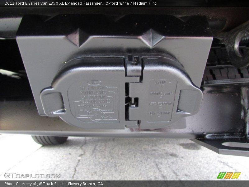 Oxford White / Medium Flint 2012 Ford E Series Van E350 XL Extended Passenger