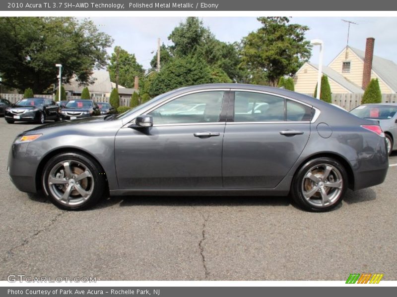 Polished Metal Metallic / Ebony 2010 Acura TL 3.7 SH-AWD Technology