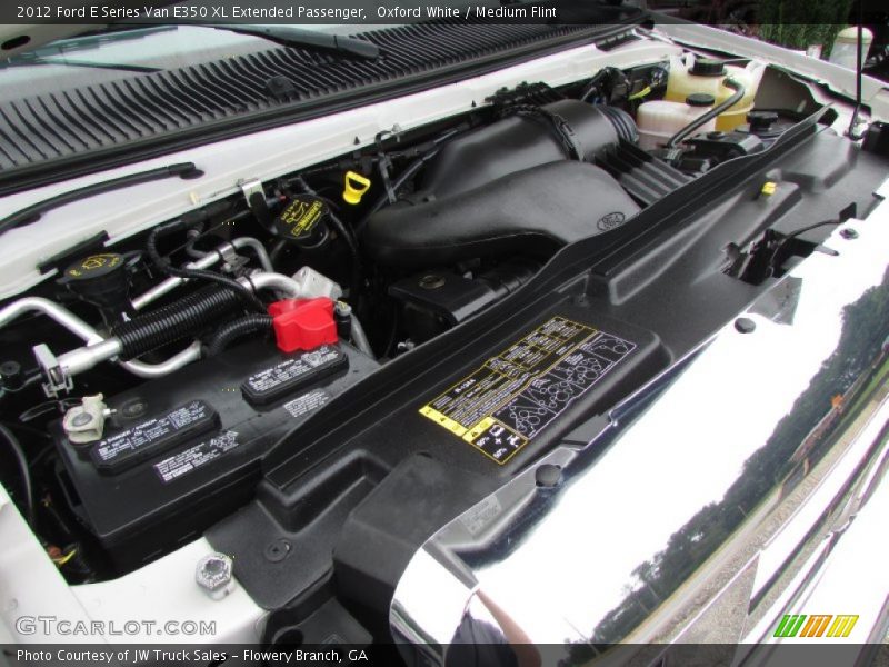 Oxford White / Medium Flint 2012 Ford E Series Van E350 XL Extended Passenger
