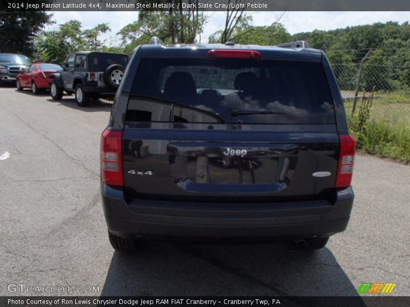 Maximum Steel Metallic / Dark Slate Gray/Light Pebble 2014 Jeep Patriot Latitude 4x4
