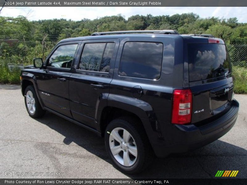 Maximum Steel Metallic / Dark Slate Gray/Light Pebble 2014 Jeep Patriot Latitude 4x4