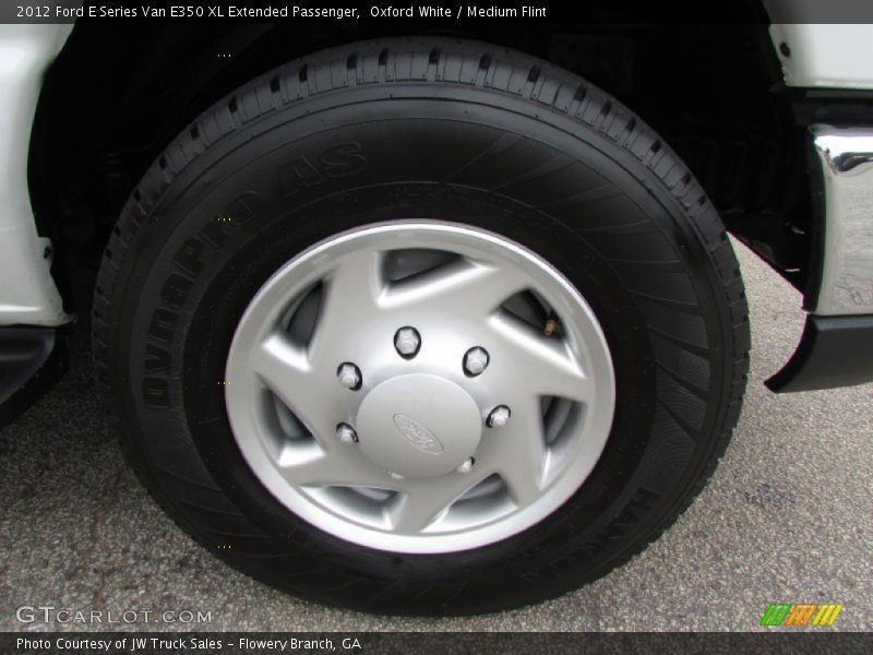 Oxford White / Medium Flint 2012 Ford E Series Van E350 XL Extended Passenger