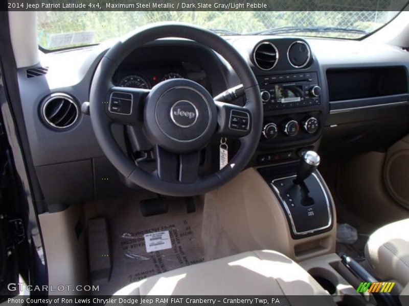 Maximum Steel Metallic / Dark Slate Gray/Light Pebble 2014 Jeep Patriot Latitude 4x4