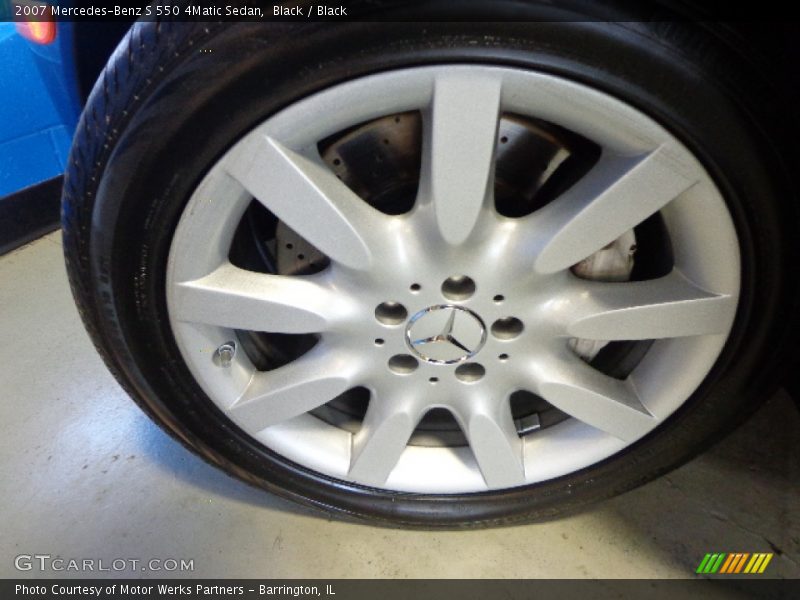 Black / Black 2007 Mercedes-Benz S 550 4Matic Sedan