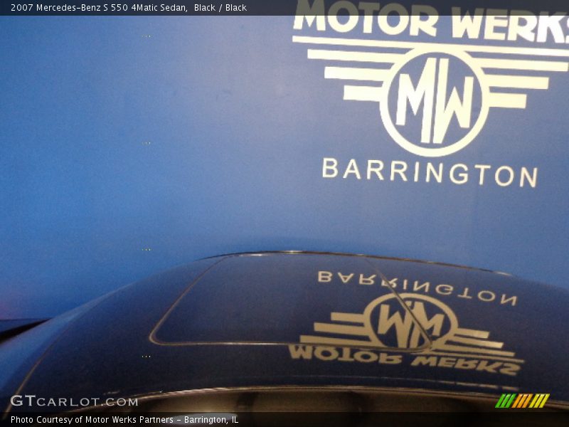 Black / Black 2007 Mercedes-Benz S 550 4Matic Sedan