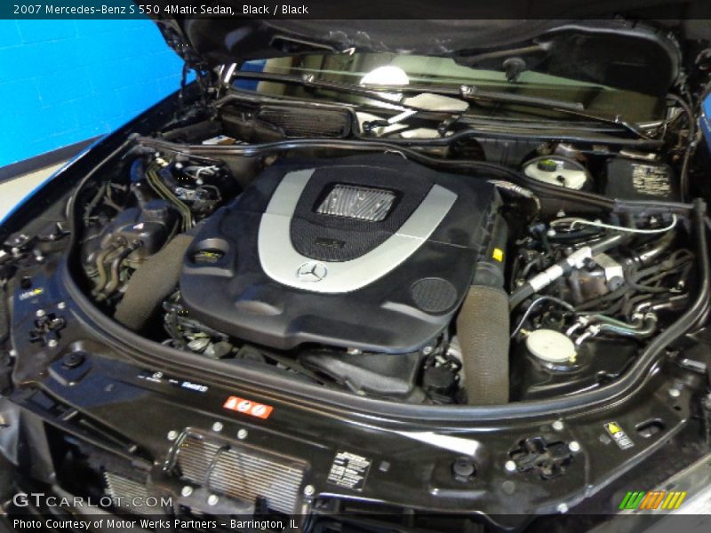 Black / Black 2007 Mercedes-Benz S 550 4Matic Sedan