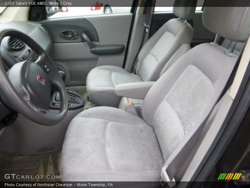 White / Gray 2003 Saturn VUE AWD