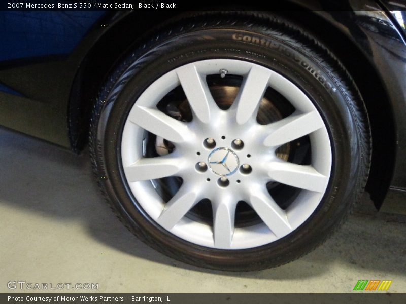 Black / Black 2007 Mercedes-Benz S 550 4Matic Sedan