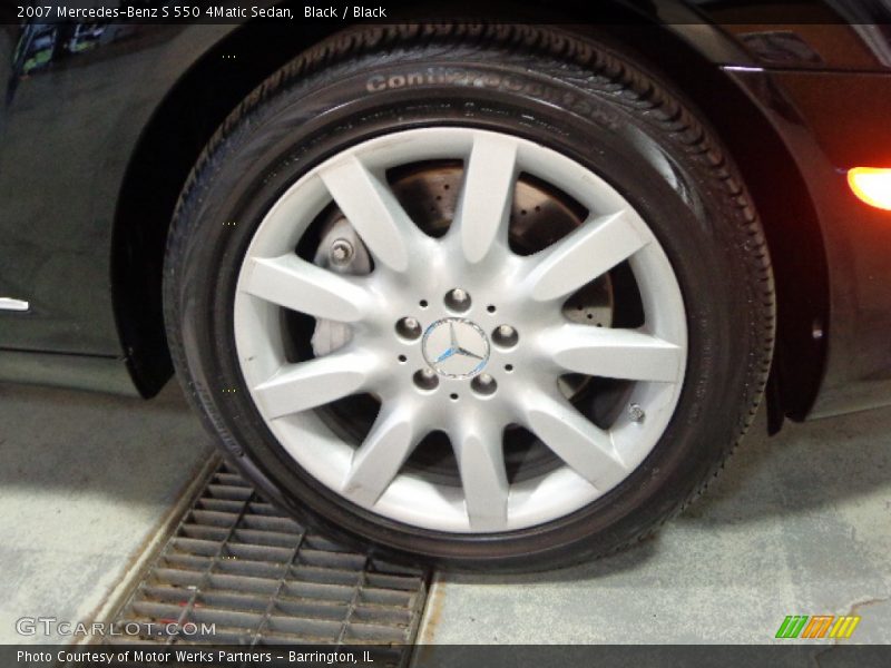 Black / Black 2007 Mercedes-Benz S 550 4Matic Sedan
