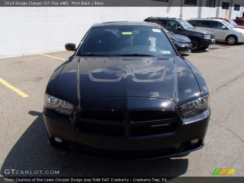 Pitch Black / Black 2014 Dodge Charger SXT Plus AWD