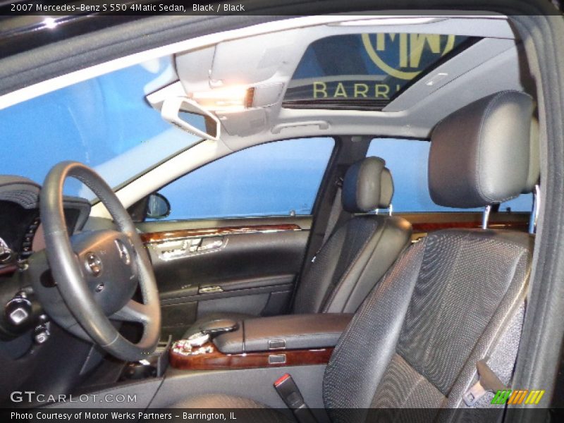 Black / Black 2007 Mercedes-Benz S 550 4Matic Sedan