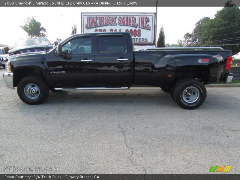 Black / Ebony 2008 Chevrolet Silverado 3500HD LTZ Crew Cab 4x4 Dually
