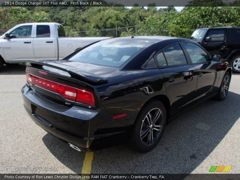 Pitch Black / Black 2014 Dodge Charger SXT Plus AWD