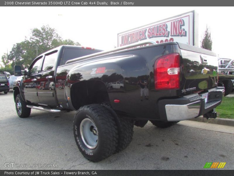 Black / Ebony 2008 Chevrolet Silverado 3500HD LTZ Crew Cab 4x4 Dually