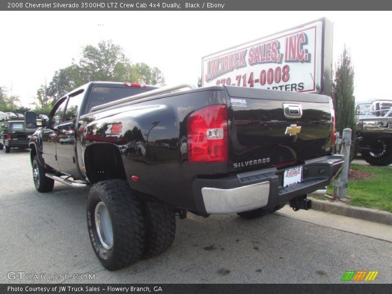 Black / Ebony 2008 Chevrolet Silverado 3500HD LTZ Crew Cab 4x4 Dually