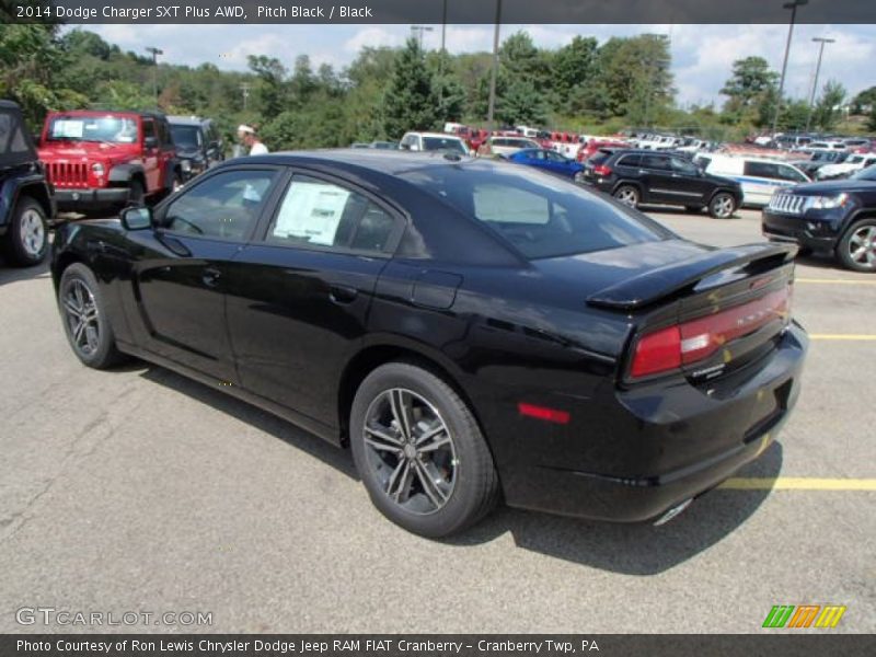 Pitch Black / Black 2014 Dodge Charger SXT Plus AWD