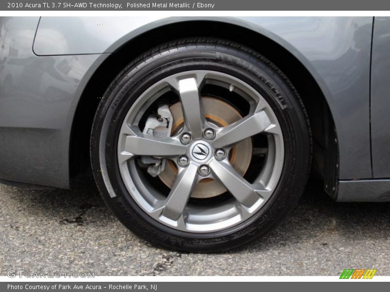 Polished Metal Metallic / Ebony 2010 Acura TL 3.7 SH-AWD Technology